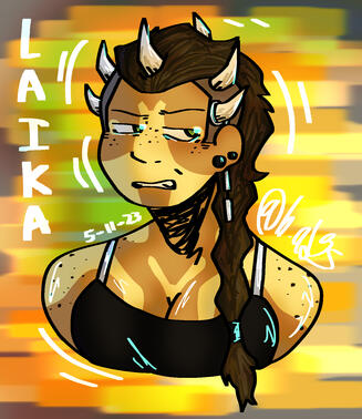Fully rendered bust shot.